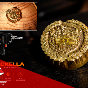 🥇 Cliset Vackella para Cautin marcar Madera. 4.4x4.8 cms.
