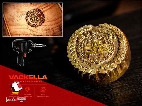 🥇 Cliset Vackella para Cautin marcar Madera. 4.4x4.8 cms.