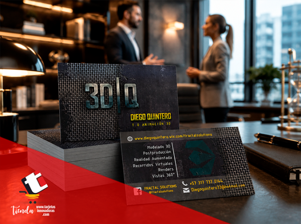 🥇 Tarjetas de Presentación Estampadas en Oro y / o Plata.