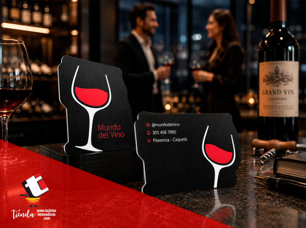 🥇 Tarjetas de Presentación Troquelado variable. Etiquetas