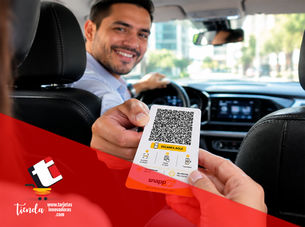 Tarjeta PVC QR de Pagos para Conductores Uber, DiDi e InDrive