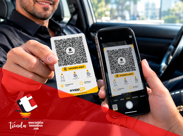 Tarjeta PVC QR de Pagos para Conductores Uber, DiDi e InDrive - Imagen 2